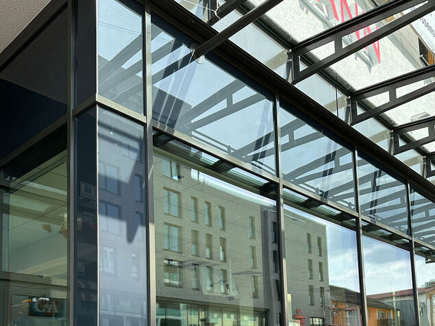 Pfosten-Riegel-Fassade – Fassadenbau von Glasbau Wiedemann
